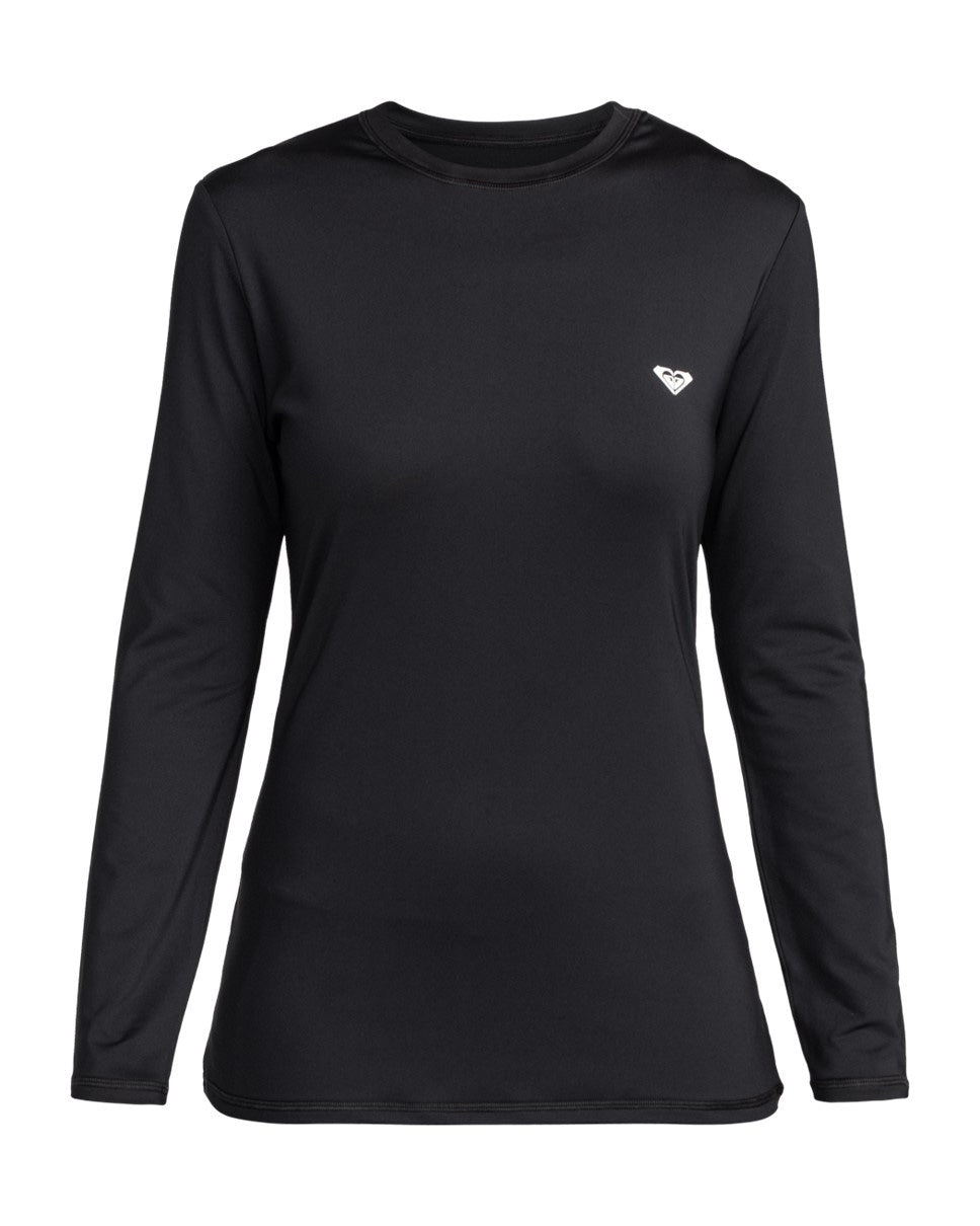 Womens New Enjoy Waves Long Sleeve Lycra-Anthracite