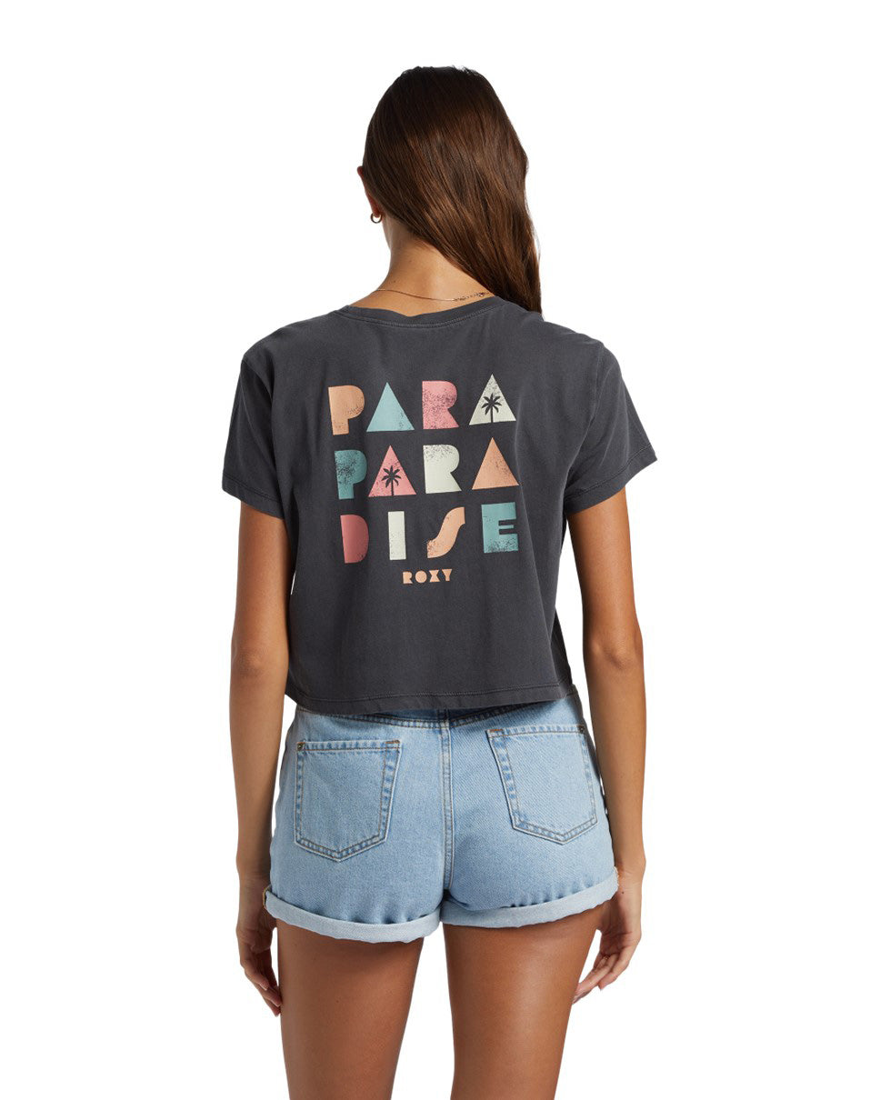 Womens Para Paradise Crop T-shirt