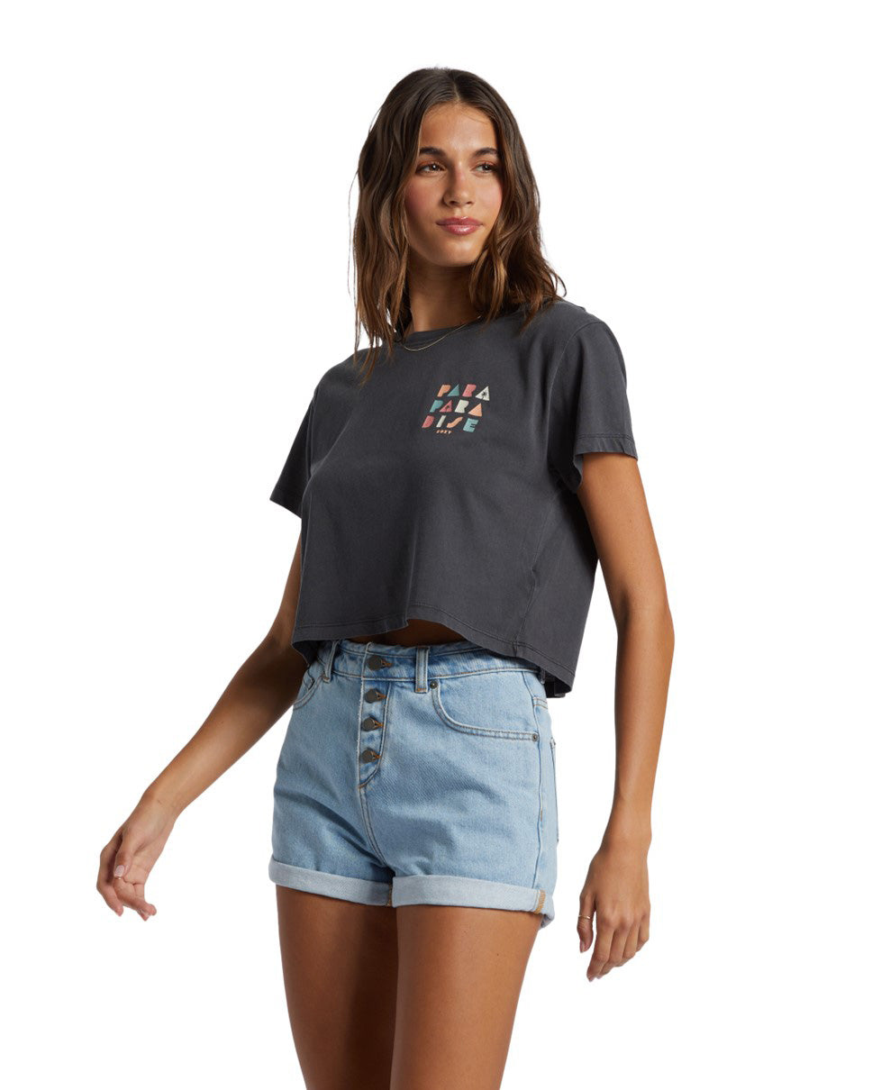 Womens Para Paradise Crop T-shirt