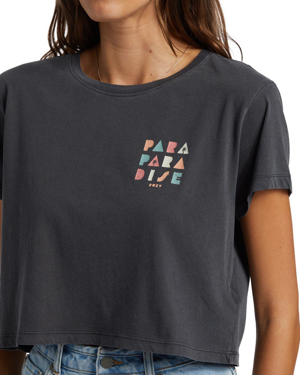 Womens Para Paradise Crop T-shirt