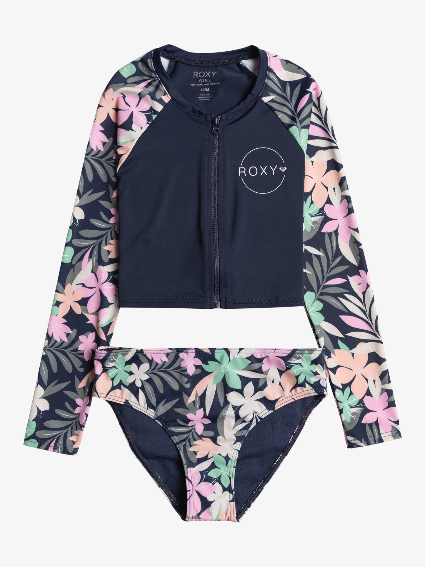 Girls 7-16 Ilacabo Active Long Sleeve Zipped Set - Roxy Singapore