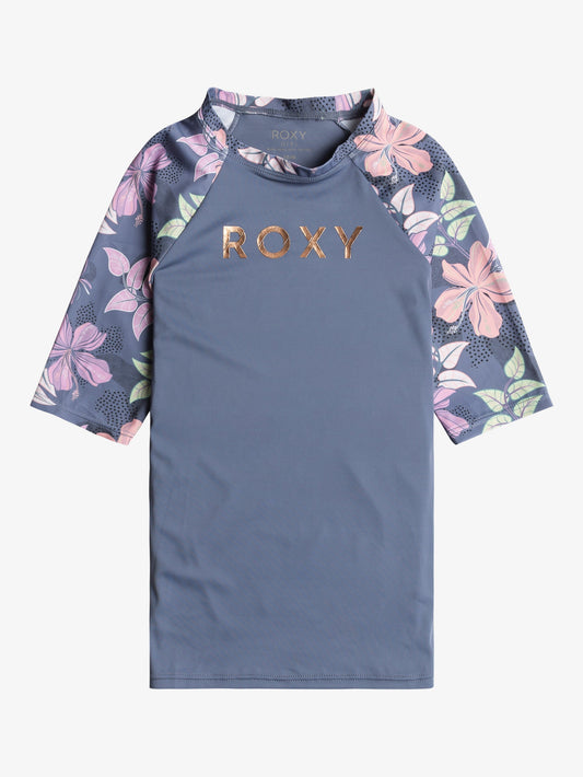 Girls 6-16 Hidden Garden Short Sleeves UPF 50 Surf T-Shirt - Roxy Singapore