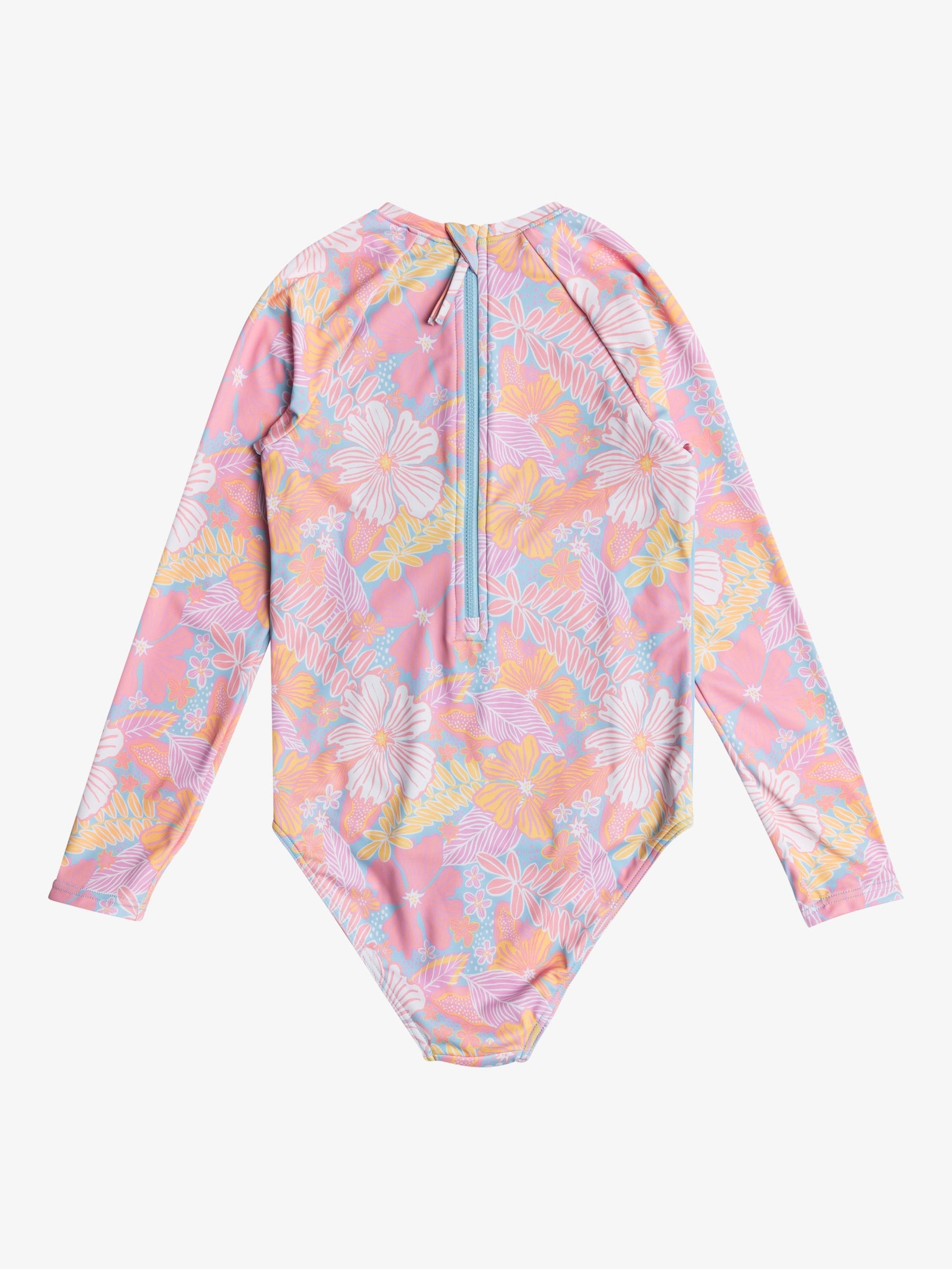 Girls 6-16 Hidden Garden Long Sleeve One-Piece Rashguard - Roxy Singapore