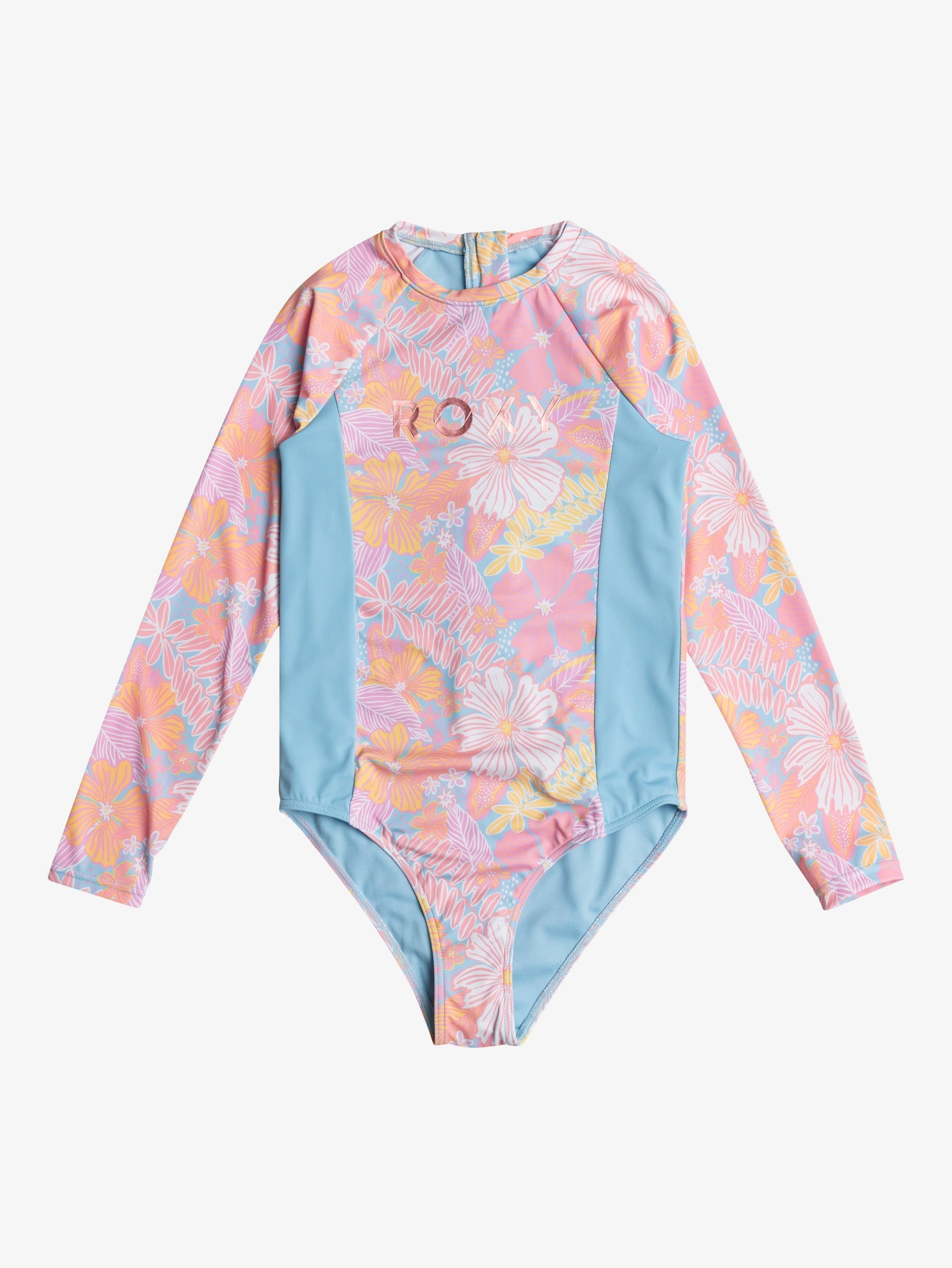 Girls 6-16 Hidden Garden Long Sleeve One-Piece Rashguard - Roxy Singapore