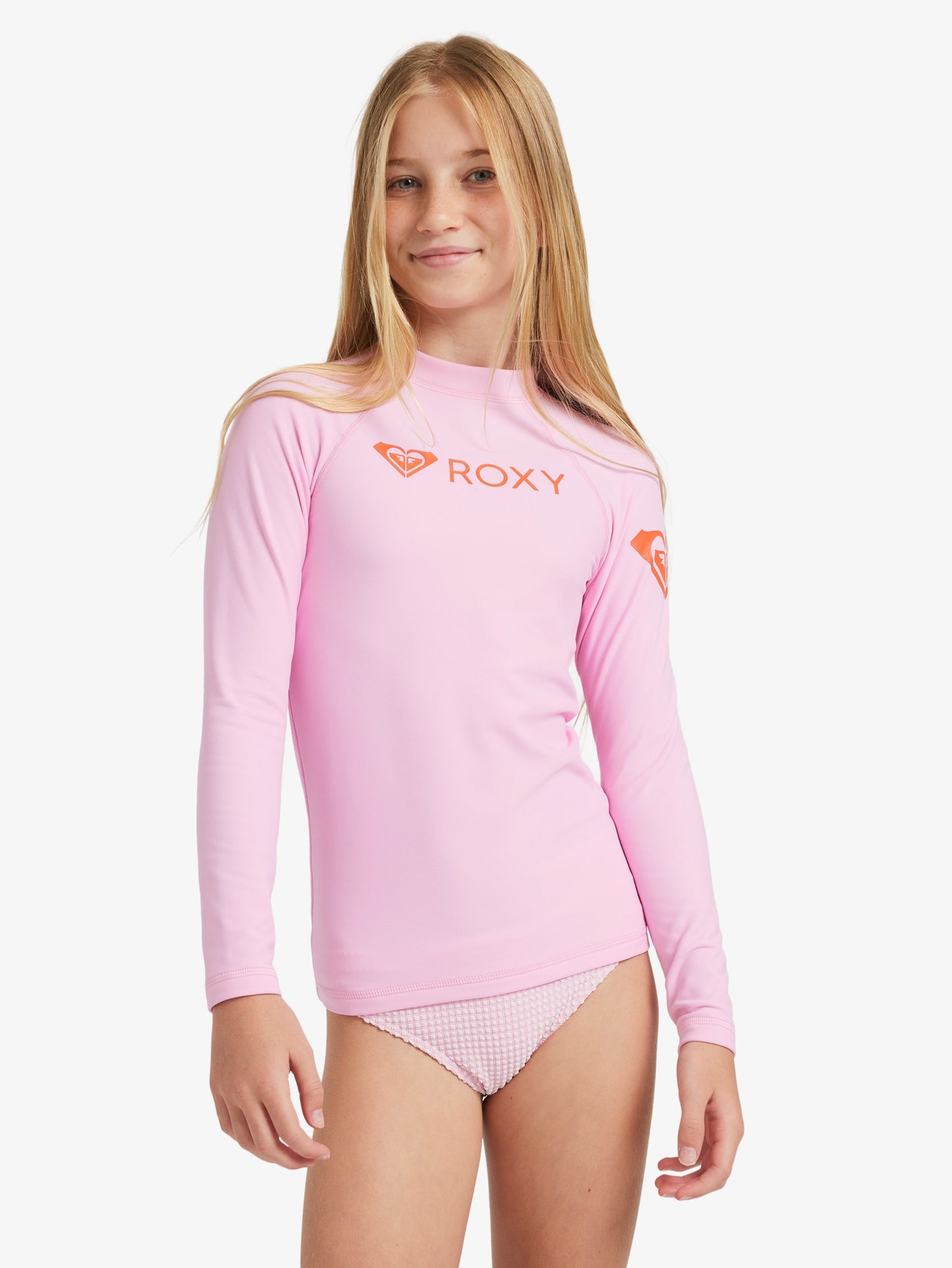 Girls 8-16 Heater Long Sleeve Rash Vest