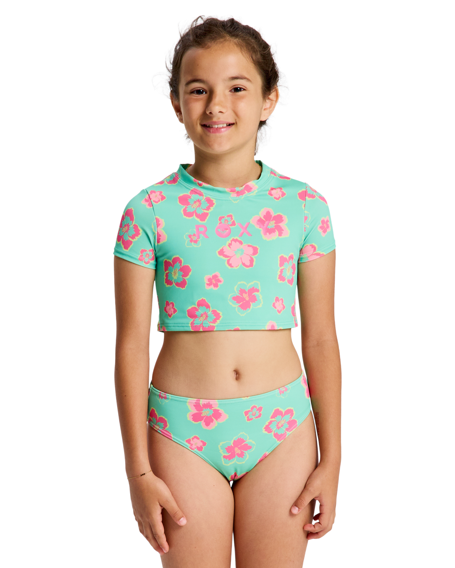 Girls 6-16 Tropicool Rash Vest Set