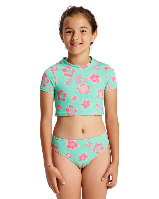 Girls 6-16 Tropicool Rash Vest Set