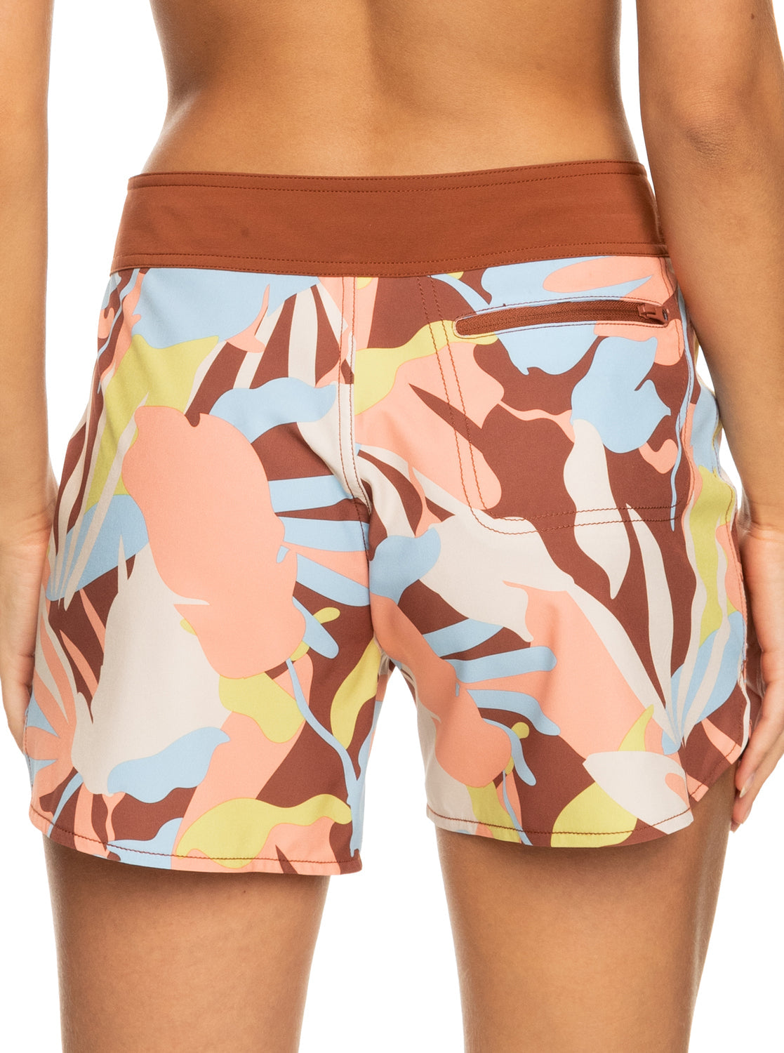 Womens Novelty Zip-Pocket 5" Boardshorts