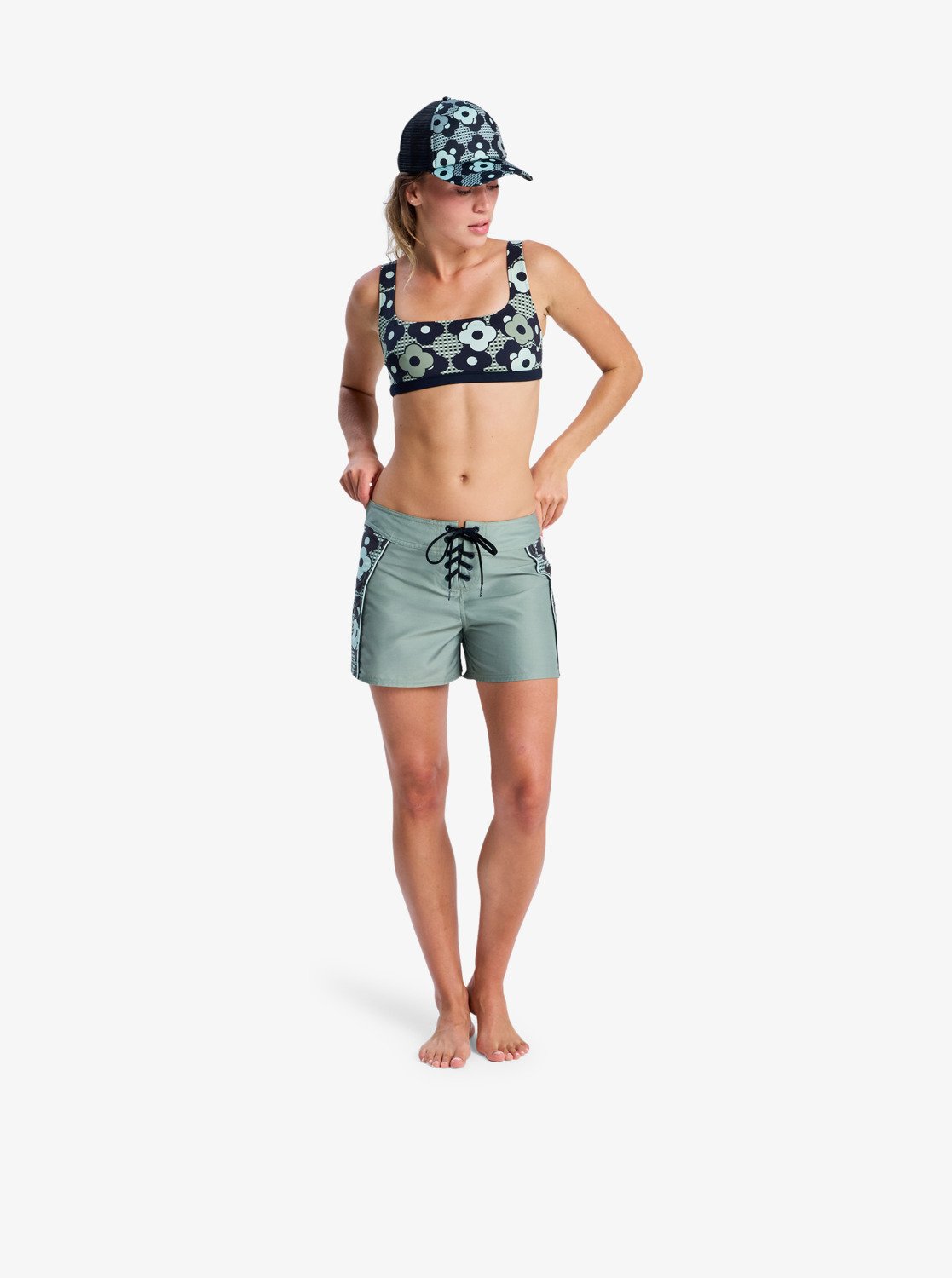 Womens Roxy Pro The 93 Win Printed Boardshorts