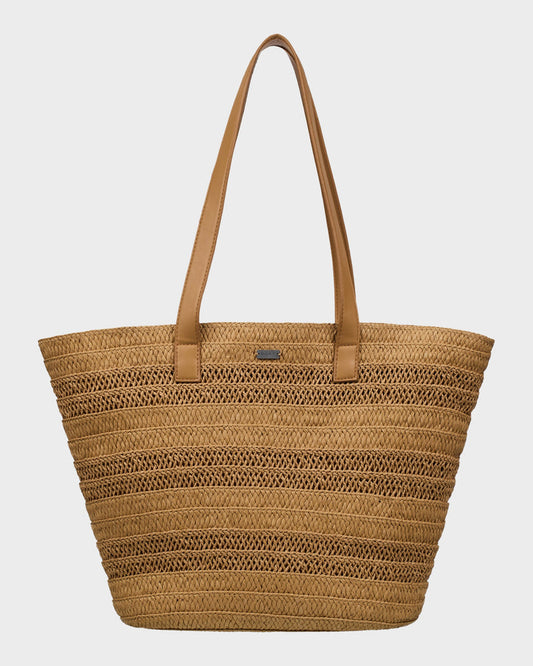 Womens Straw Addiction Tote Bag