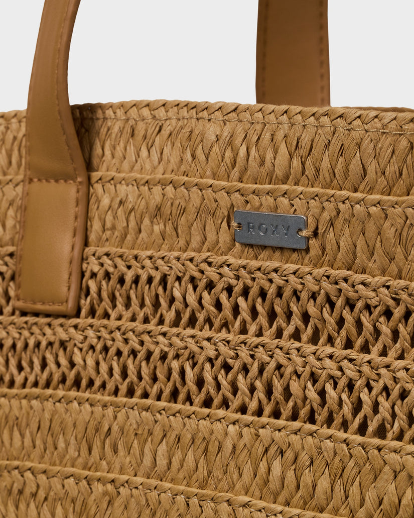 Womens Straw Addiction Tote Bag