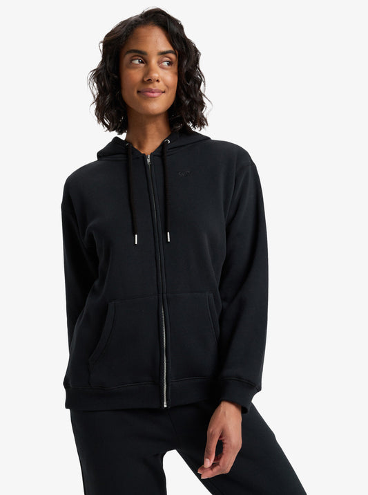 Womens Surf Stoked Zipped Brushed Zip Hoodie