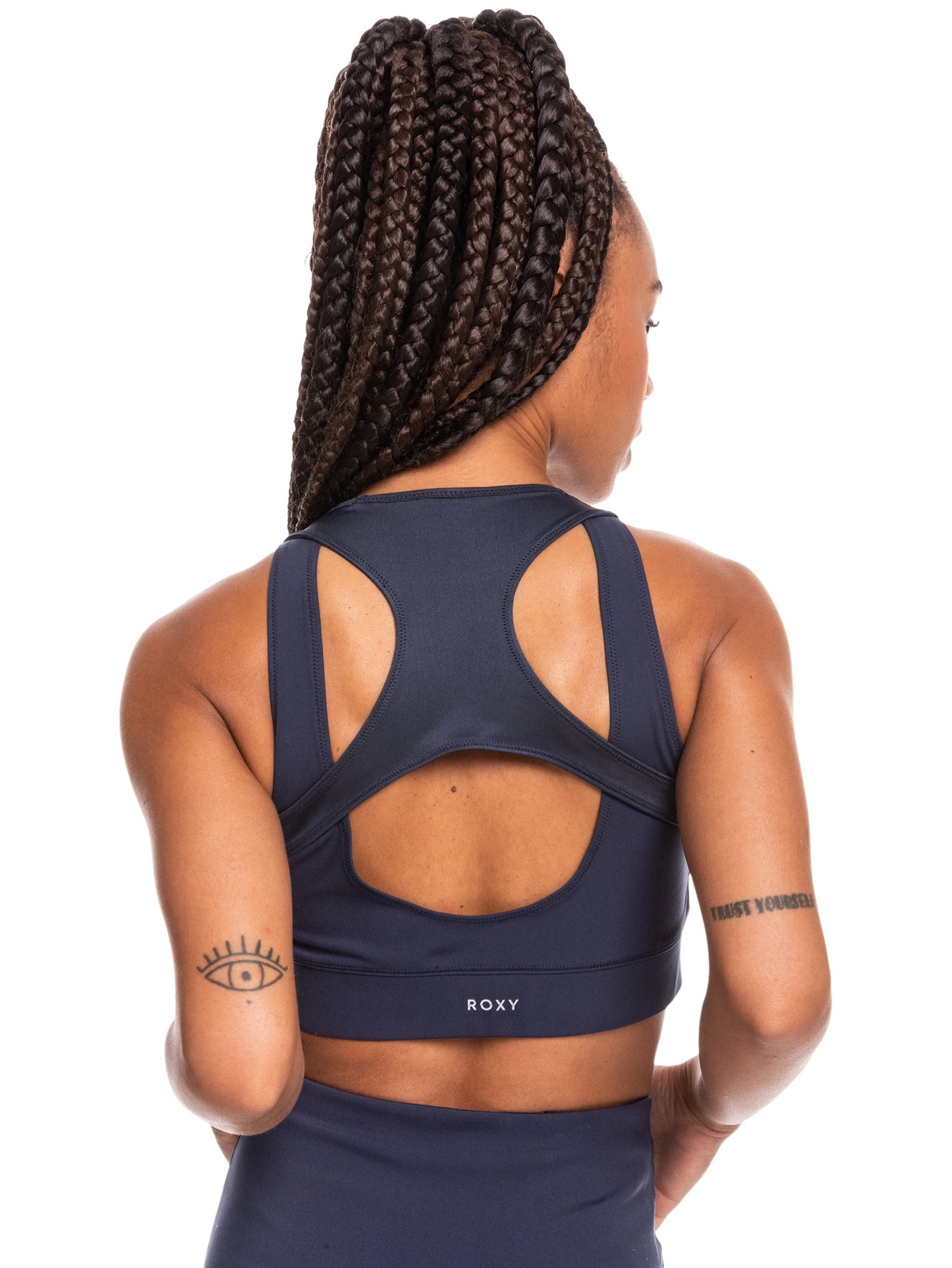 Womens Interstellar Disco Medium Support Sports Bra - Roxy Singapore