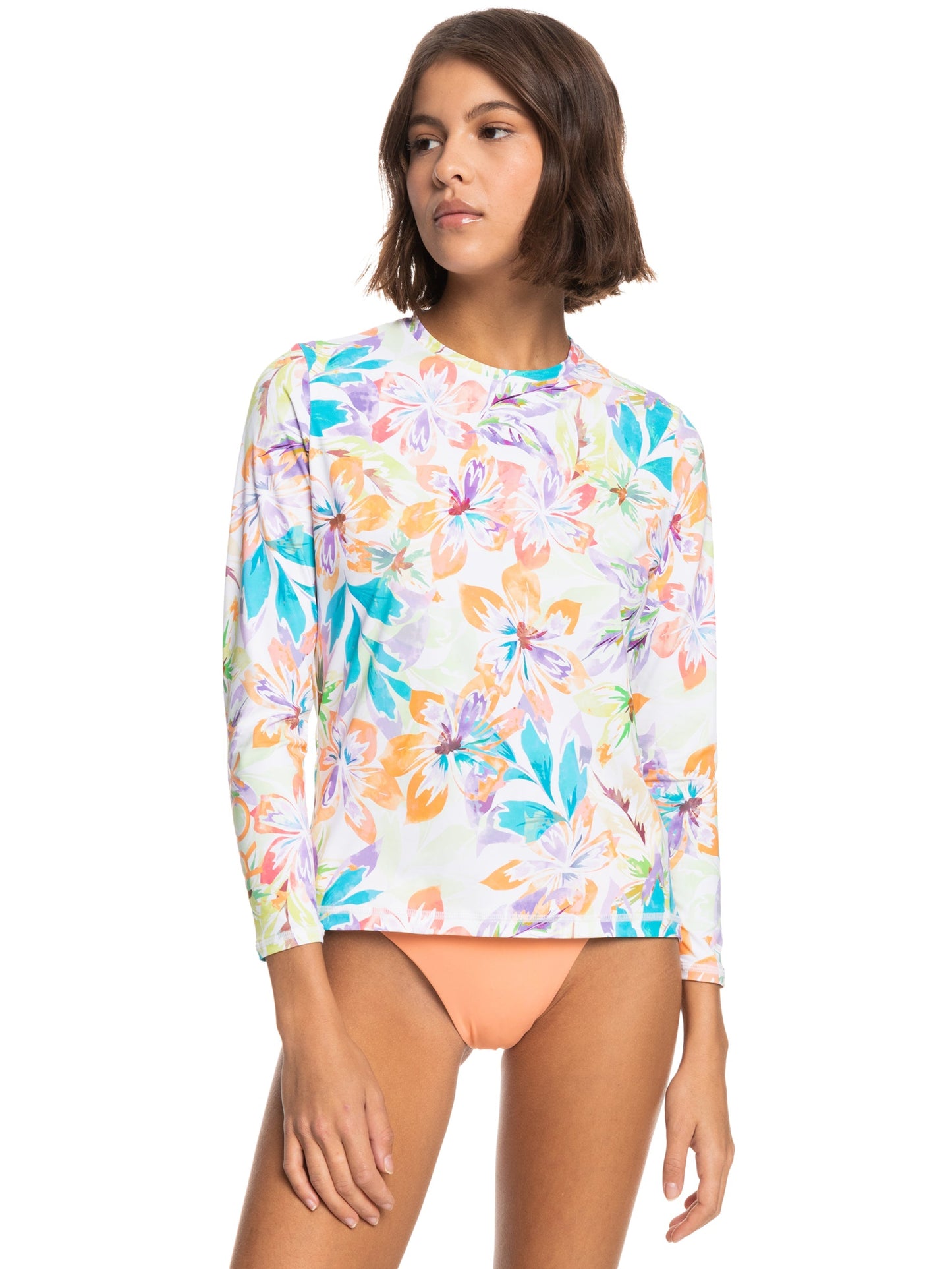 Womens Sea Skippin UPF 50 Long Sleeve Rashguard - Roxy Singapore