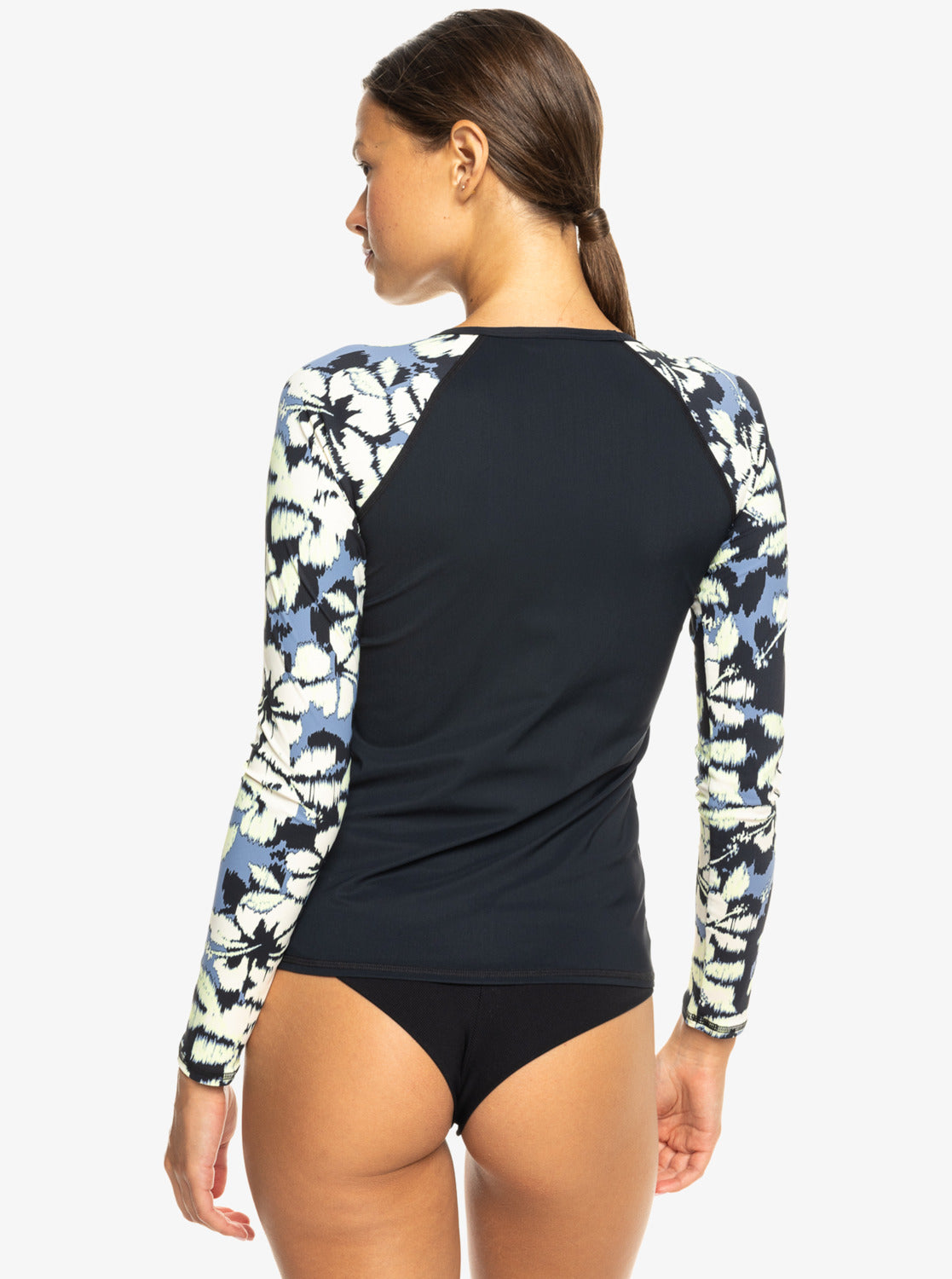 Womens Roxy Active Long Sleeves One-Piece Swimsuit