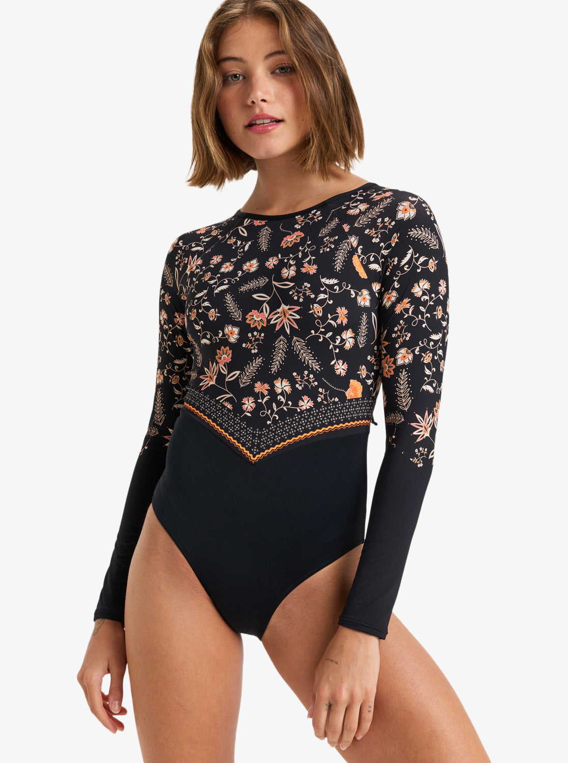 Womens Kerala  Long Sleeve One-Piece Swimsuit