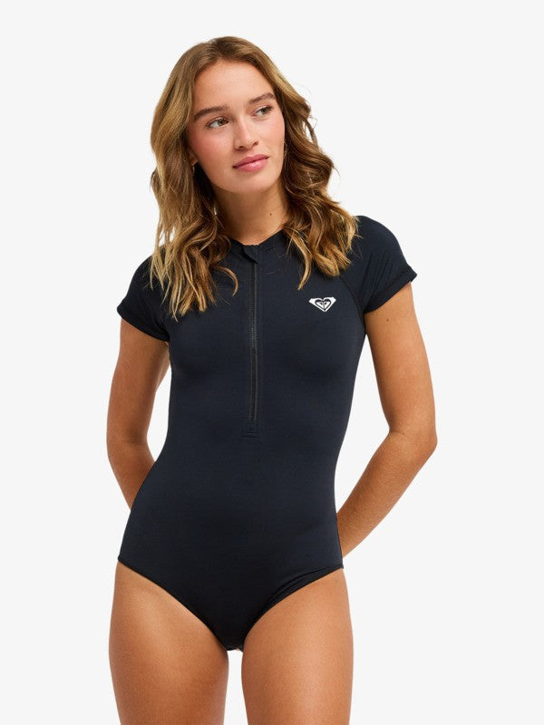 Womens Essentials Zipped Onesie Short Sleeve Surf Tee