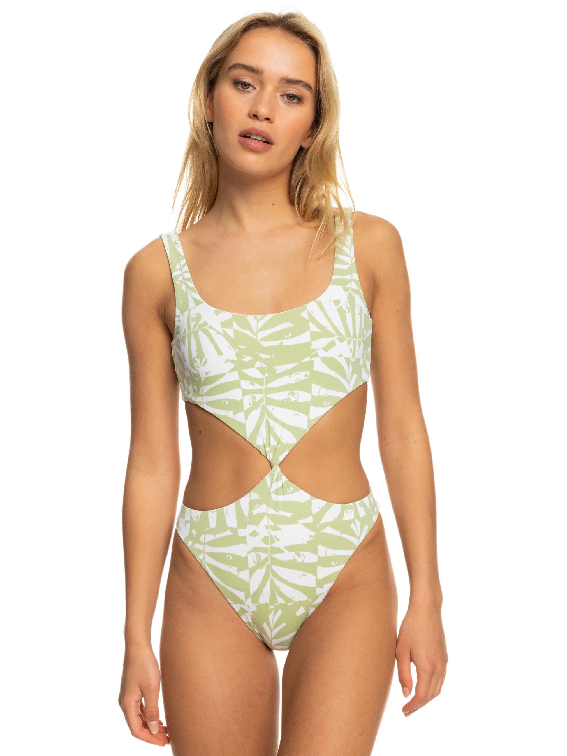 Womens Tropics Hype Reversible One-Piece Swimsuit - Roxy Singapore