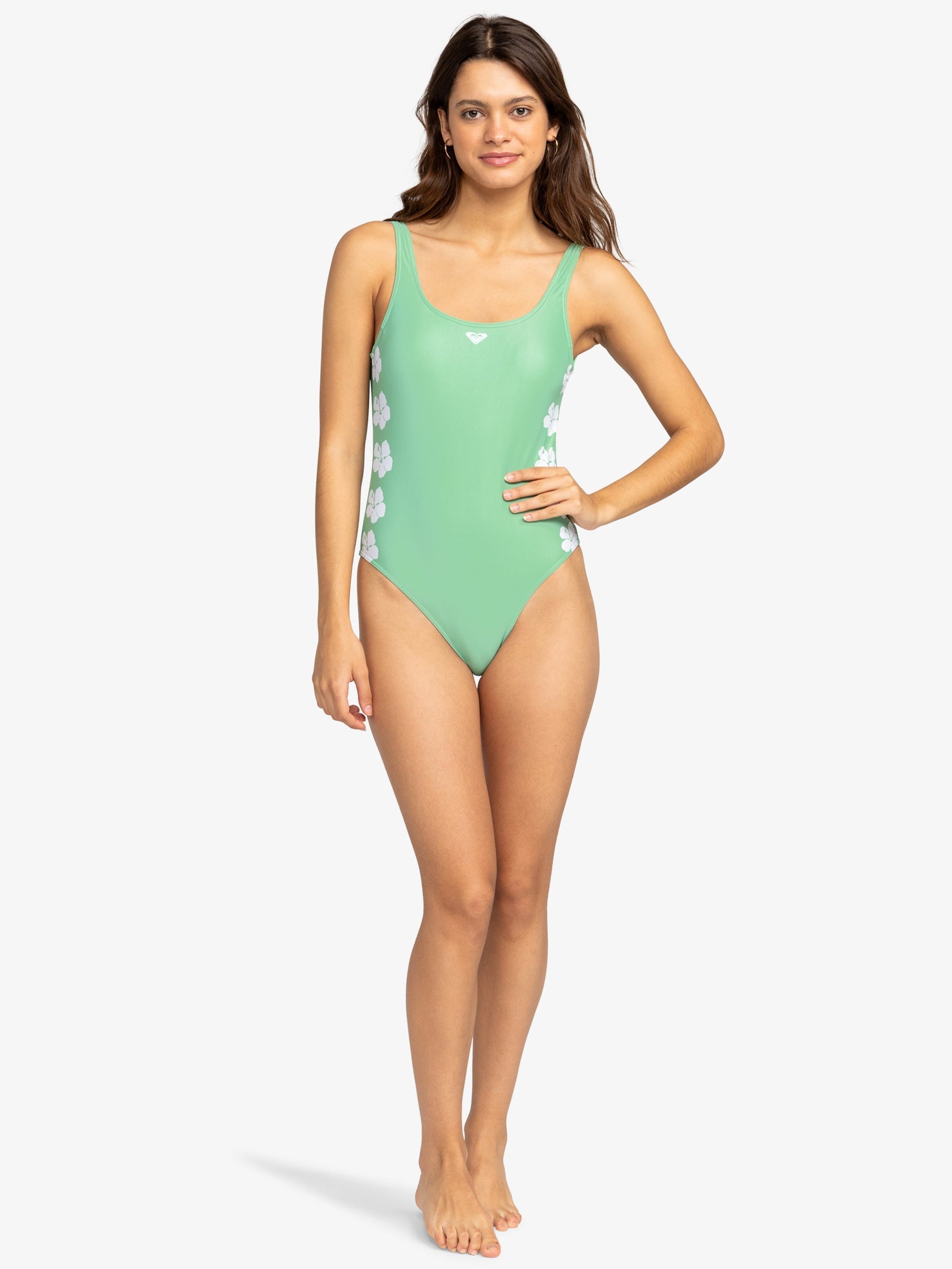 Womens Og Roxy High Leg One-Piece Swimsuit - Roxy Singapore