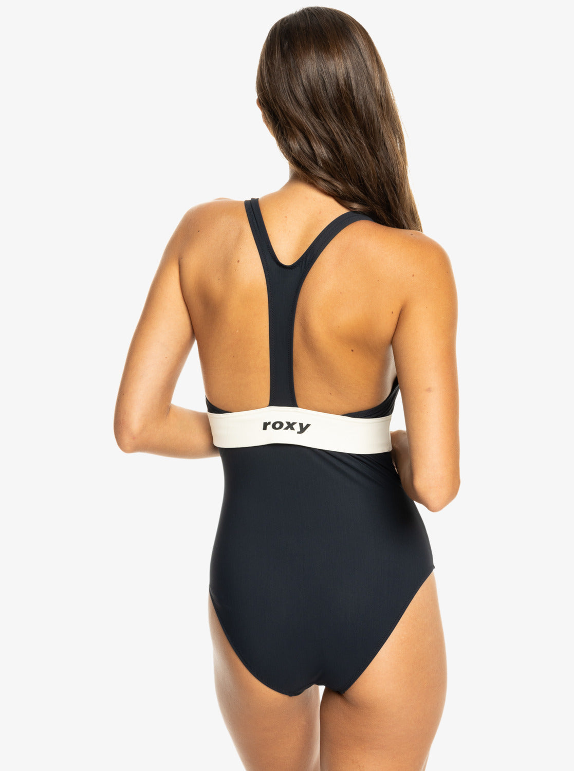 Womens Roxy Active High Performance One Piece Swimsuit