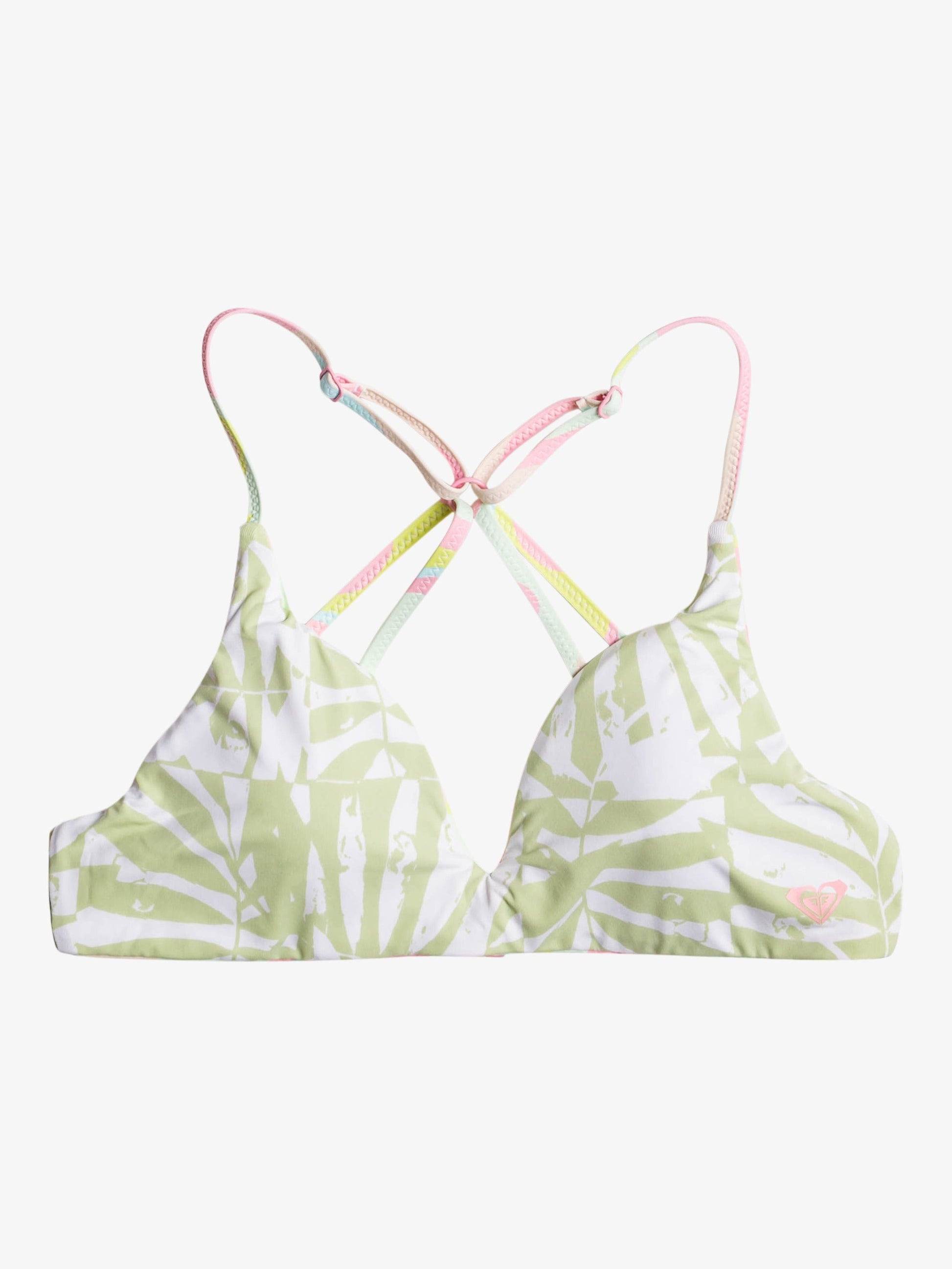 Womens Tropics Hype Reversible Athletic Triangle Bikini Top - Roxy Singapore