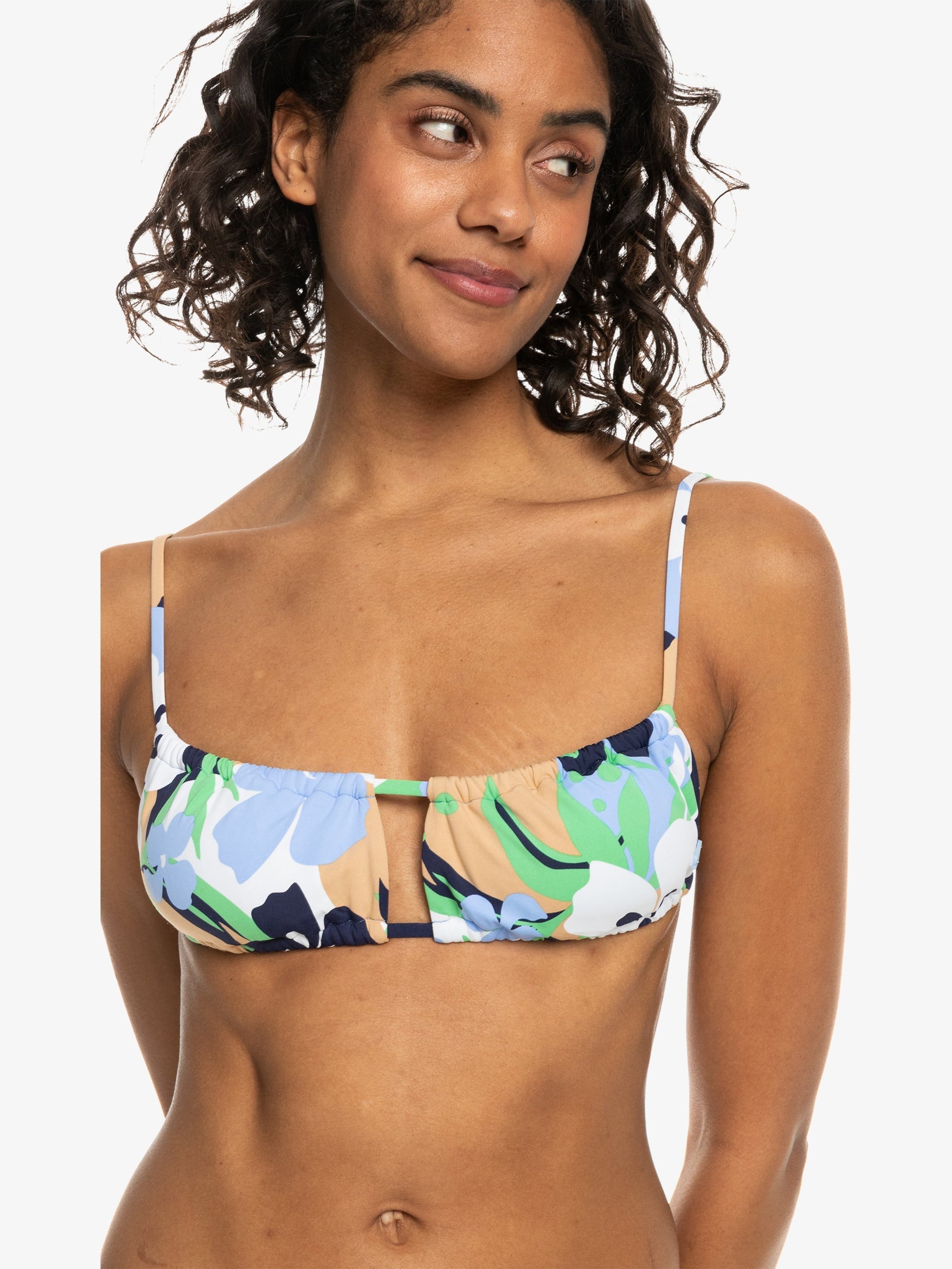 Womens Printed Beach Classics Bralette Bikini Top - Roxy Singapore