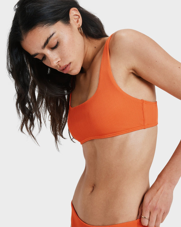 Womens Rib Roxy Love Bikini Top