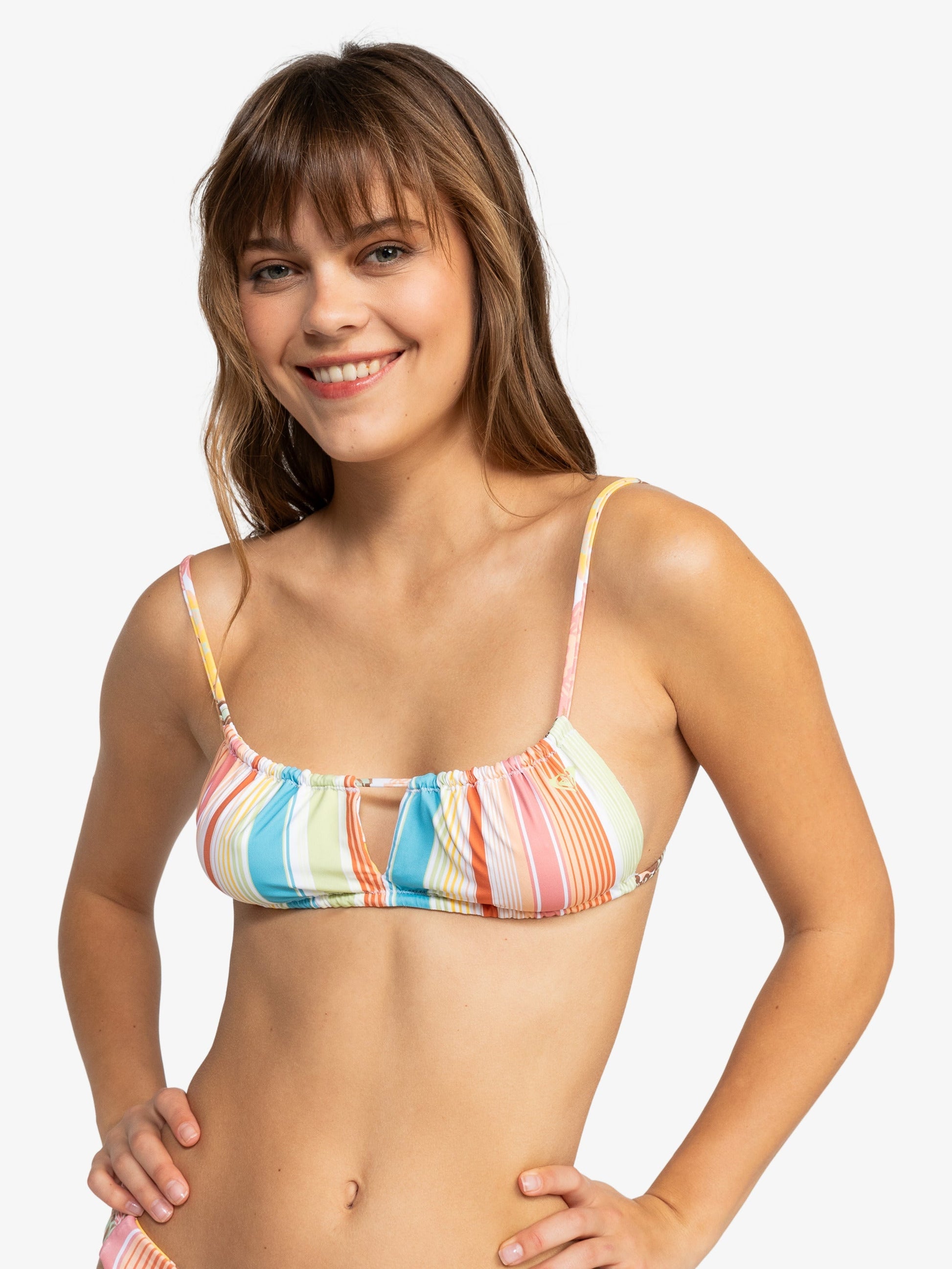 Womens Playa Paradise Reversible Bikini Top - Roxy Singapore