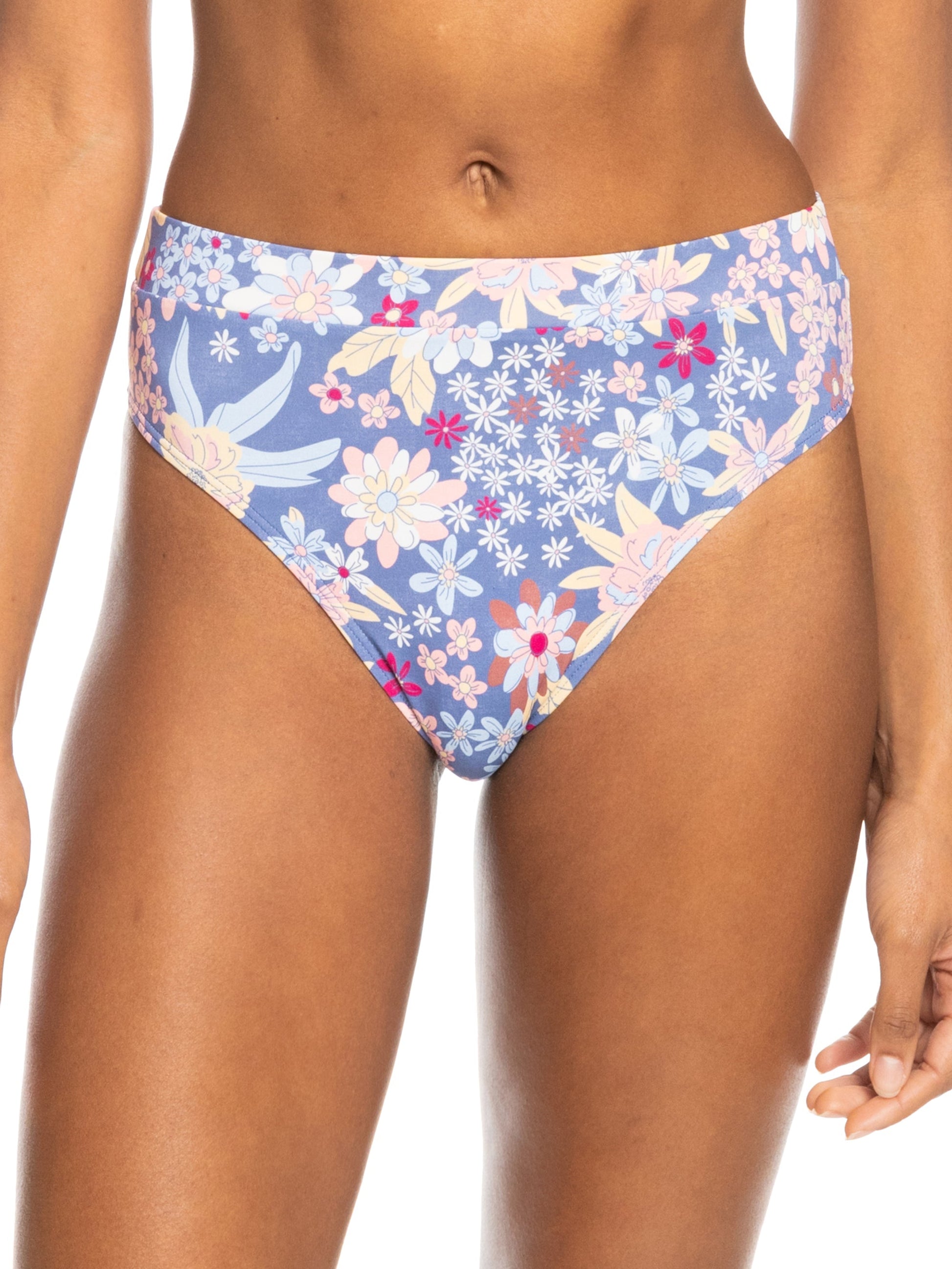 Womens Printed Beach Classics Mid Waist Bikini Bottoms - Roxy Singapore