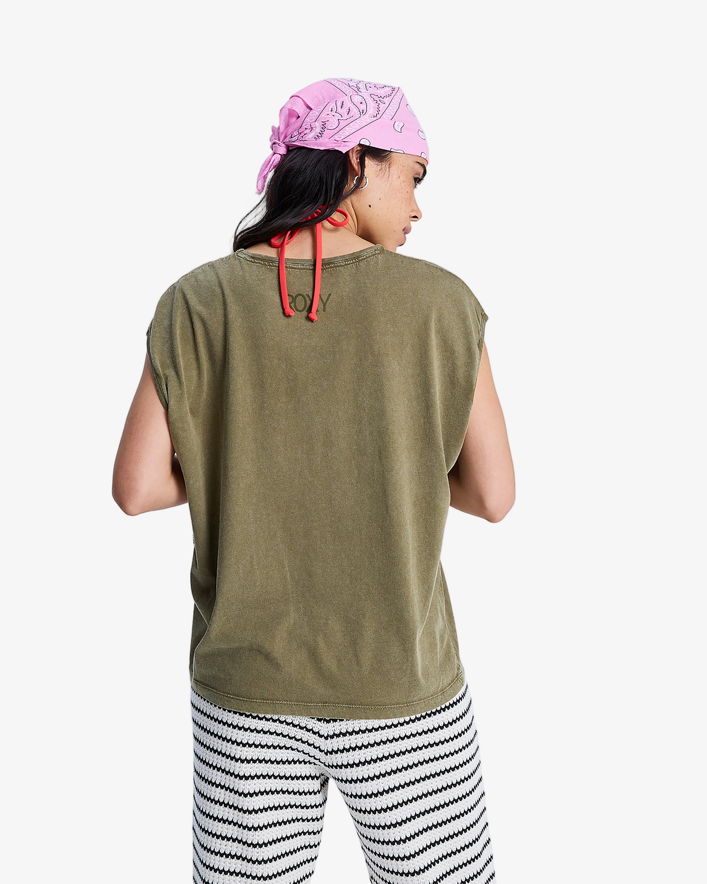 Womens Crystal Sea Muscle T-Shirt