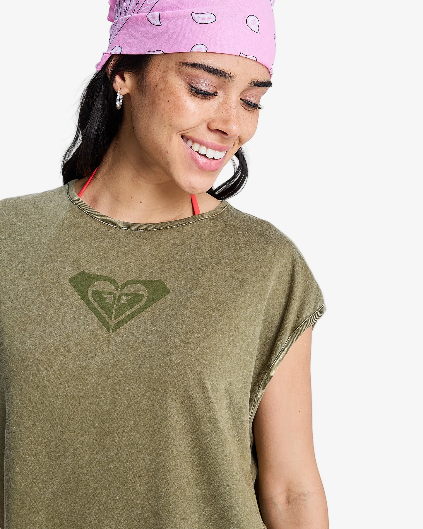 Womens Crystal Sea Muscle T-Shirt