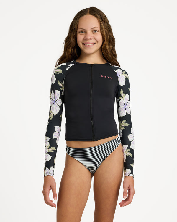 Girls 8-16 Of The Pacifc Long Sleeve Rashguard
