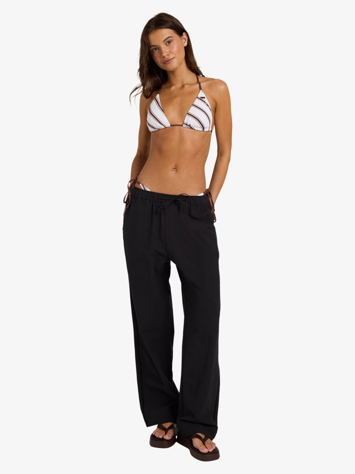 Womens Sun Lover Linen Pants