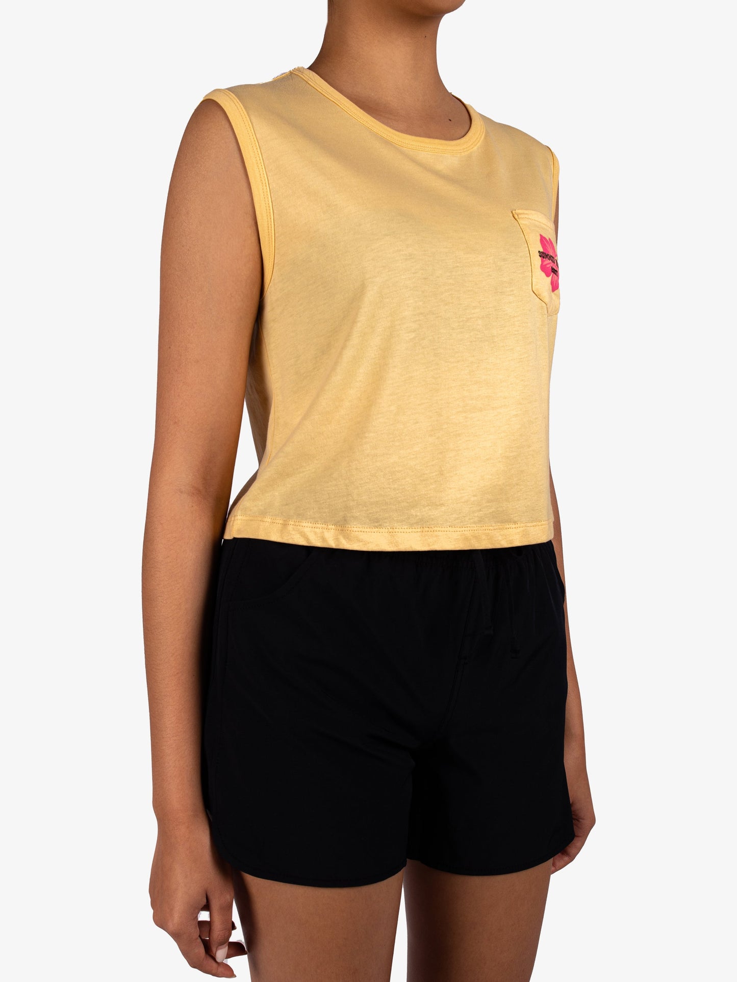 Womens Pocket Muscle Top